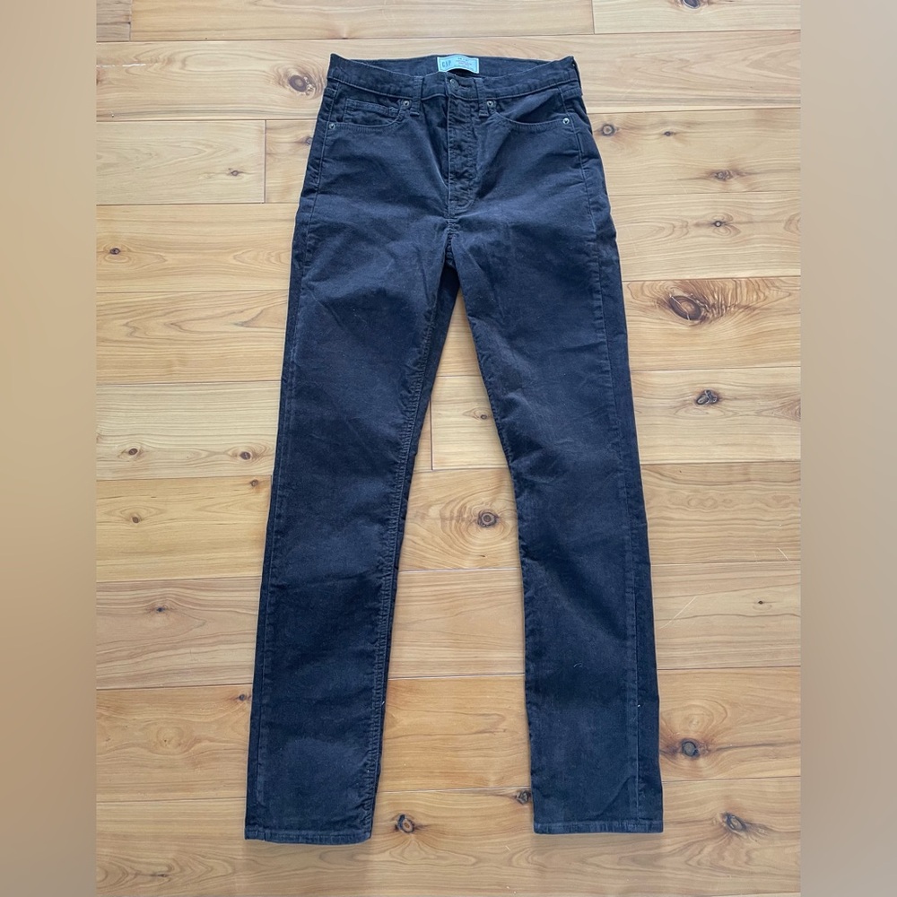 GAP Women’s Vintage Slim High Rise Corduroy Pants Size 28 / 6 Tall